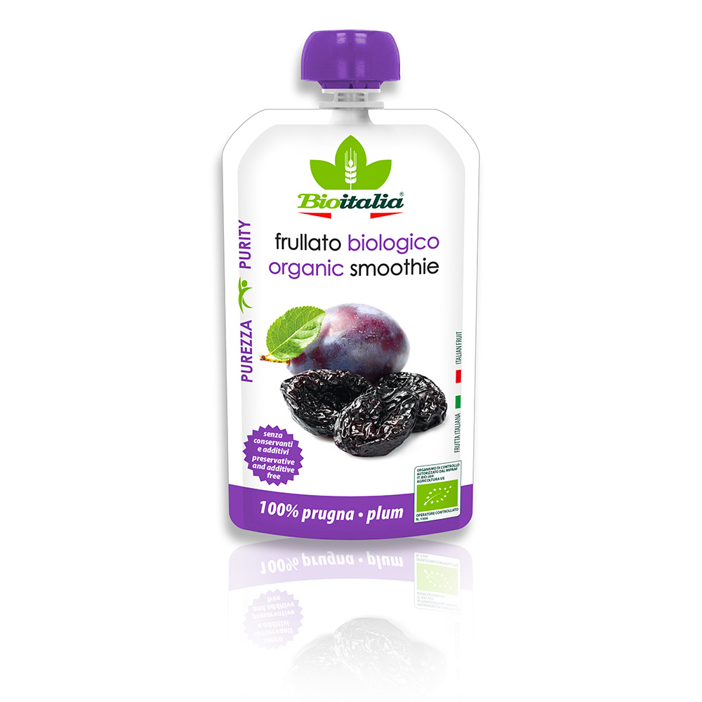 Smoothie mận hữu cơ Bioitalia 120g - Organic Center