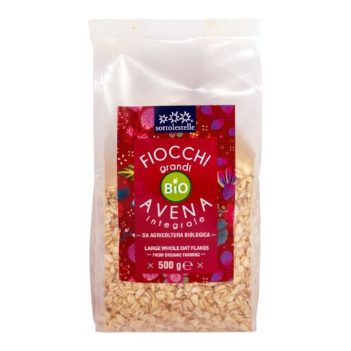 Yến mạch nguyên cám hữu cơ cán lớn Sotto 500g
