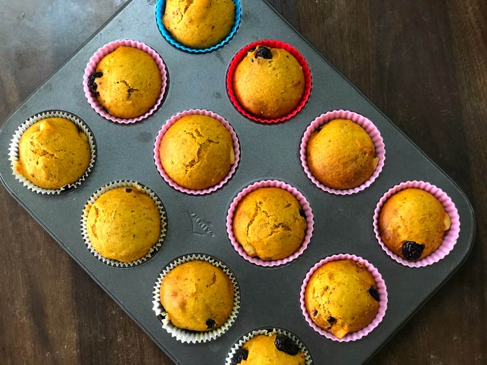 Cách làm Muffin bí đỏ thuần chay đơn giản tại nhà