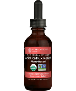 Chiết xuất thảo mộc hỗ trợ giảm trào ngược dạ dày Global Healing chai 60ml (acid reflux)
