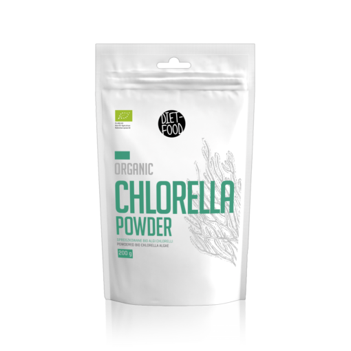 Bột tảo lục Chlorella hữu cơ 200g Diet Food