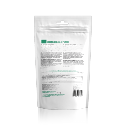 Bột tảo lục Chlorella hữu cơ 200g Diet Food