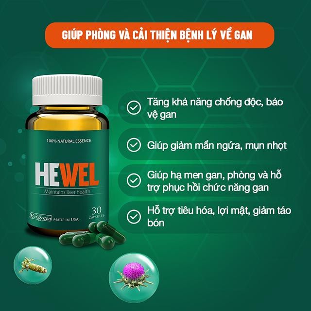 Hewel Maintains Liver Health là viên tu giả độc gan dạ của Mỹ được rất nhiều người tin yêu dùng