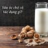 sữa óc chó có tác dụng gì