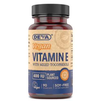 Vitamin E dạng thuần chay của Deva Nutrition  được đánh giá cao về chất lượng 