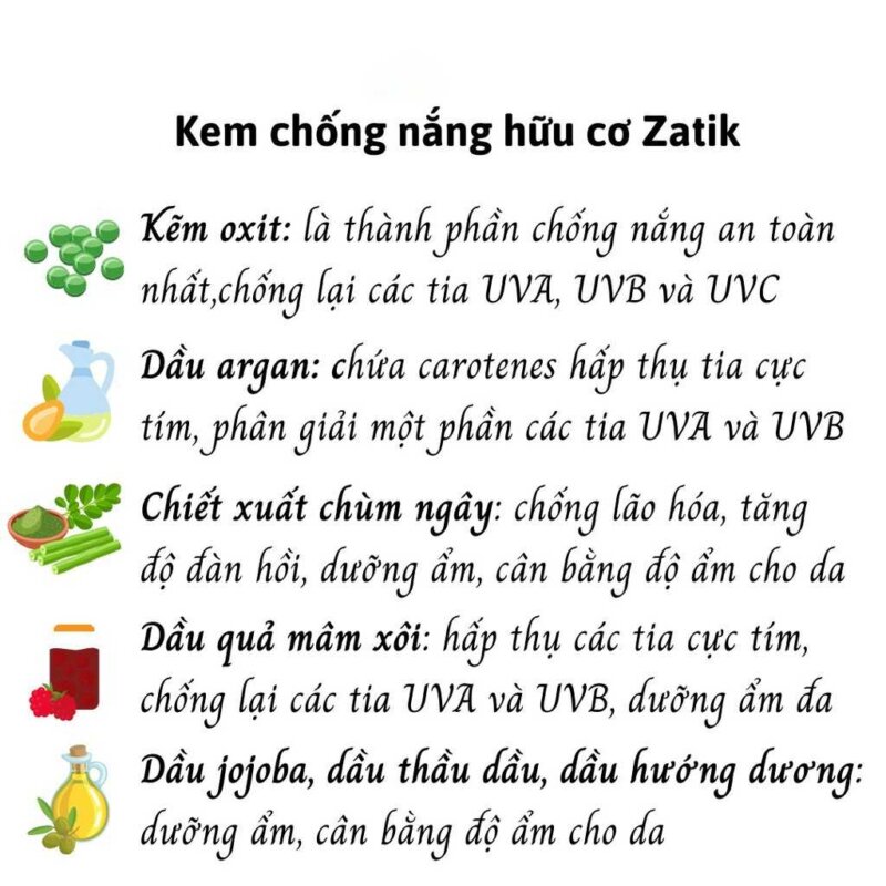 review kem chống nắng Zatik